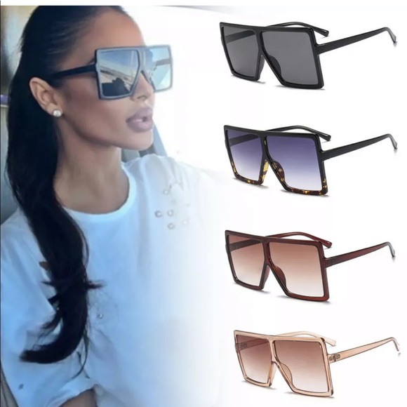Accessories - Square Oversized Sunglasses